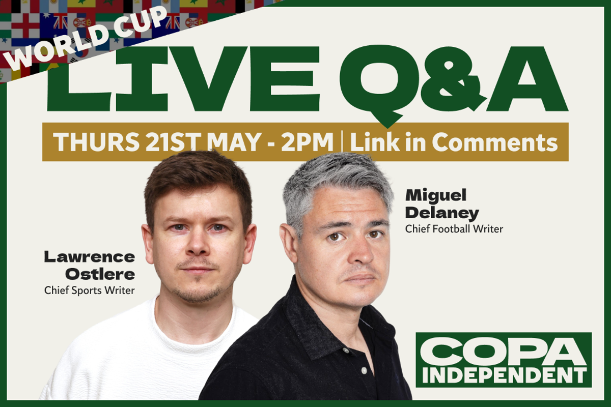 We’ve been covering football for 25 years – ask us anything about the 2026 World Cup