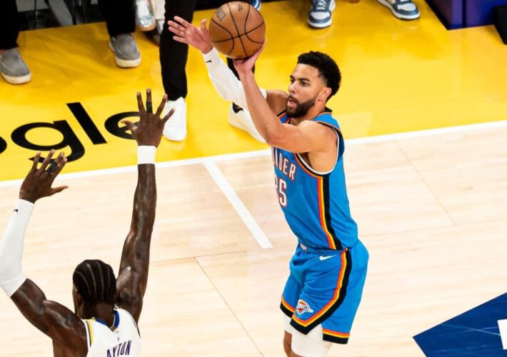 Chet Holmgren on Ajay Mitchell: “I think there’s a lot of things in his game”