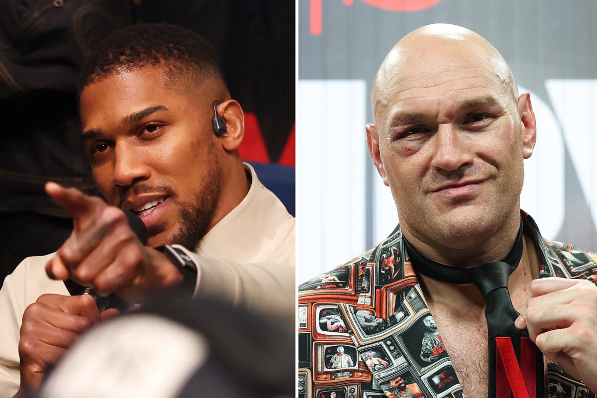 Tyson Fury and Anthony Joshua megafight seeks iconic British music act like Noel Gallagher or Robbie Williams