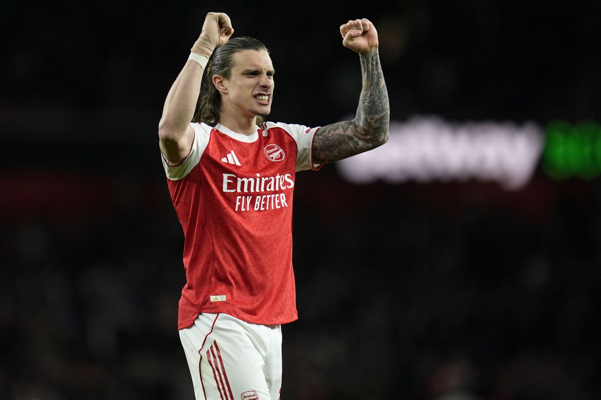 Riccardo Calafiori says Arsenal win sends message to Manchester City