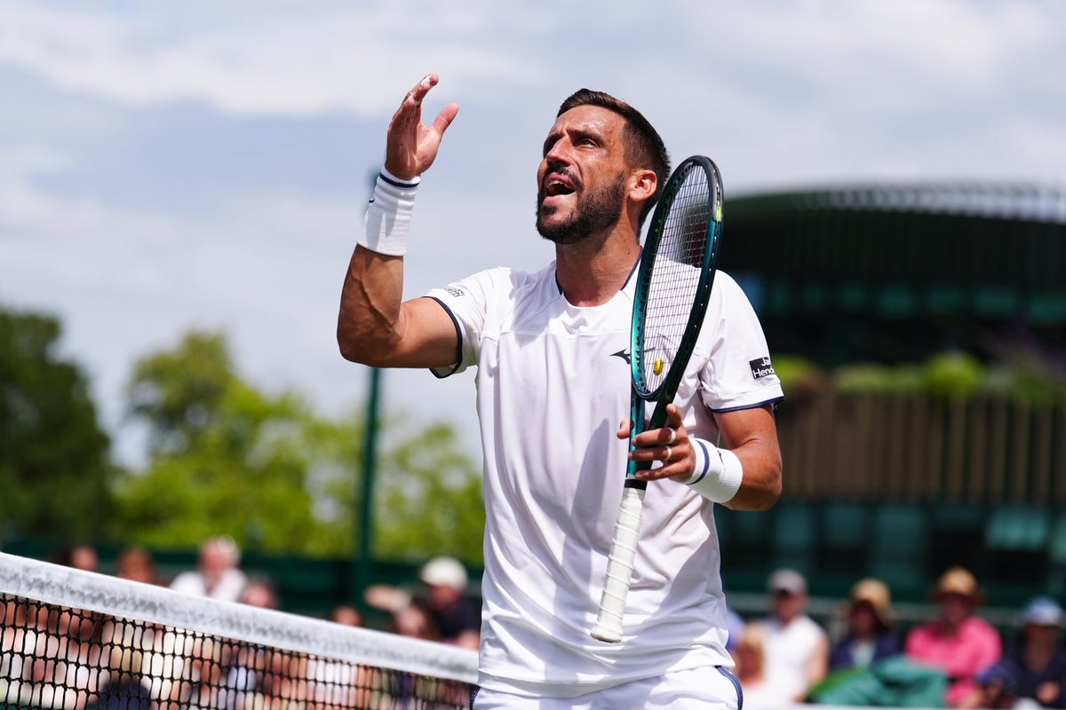 Arthur Fery confronted by opponent in fiery Wimbledon clash: ‘Be honest!’