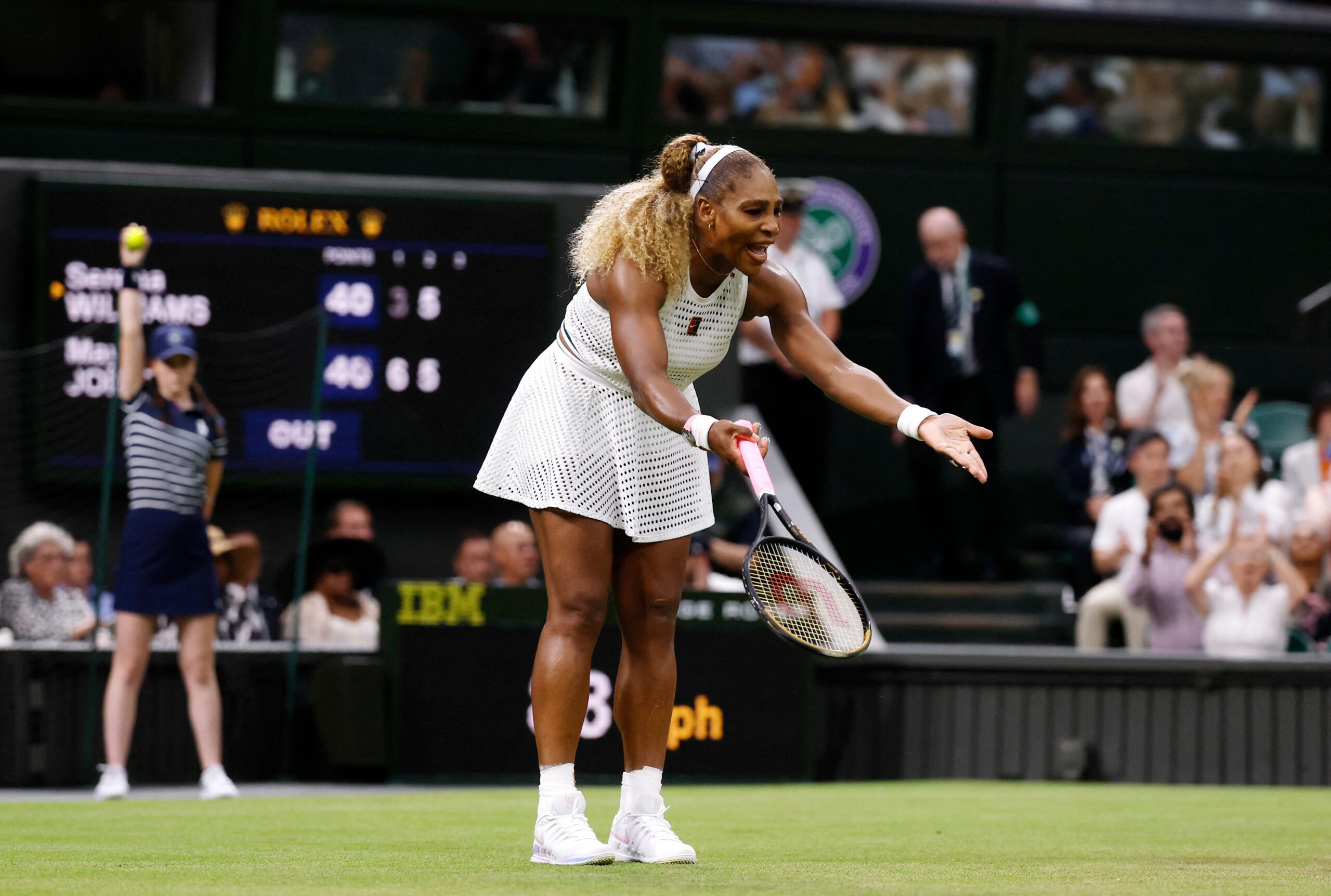 Serena Williams vs Maya Joint LIVE: Wimbledon legend, 44, battles back after losing first set on historic tennis return