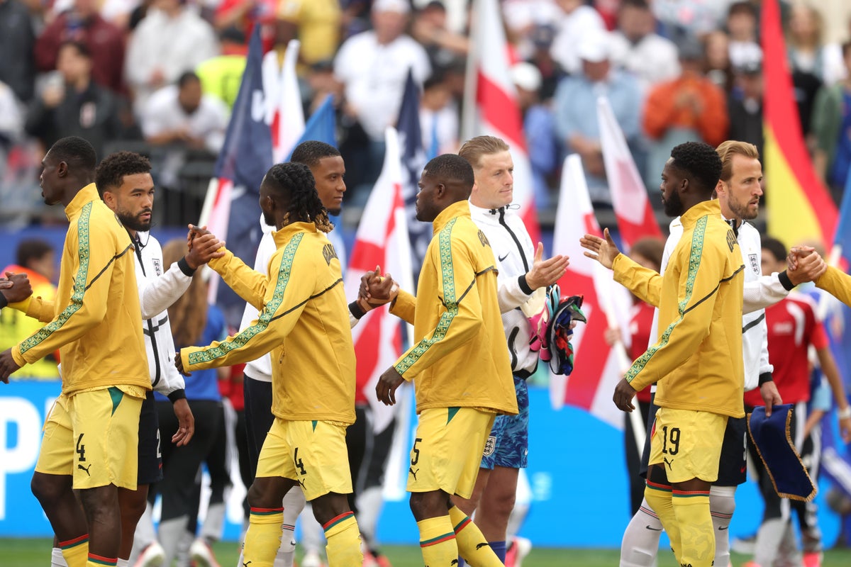 Djed Spence appears to snub Thomas Partey handshake as England fans boo Ghana midfielder