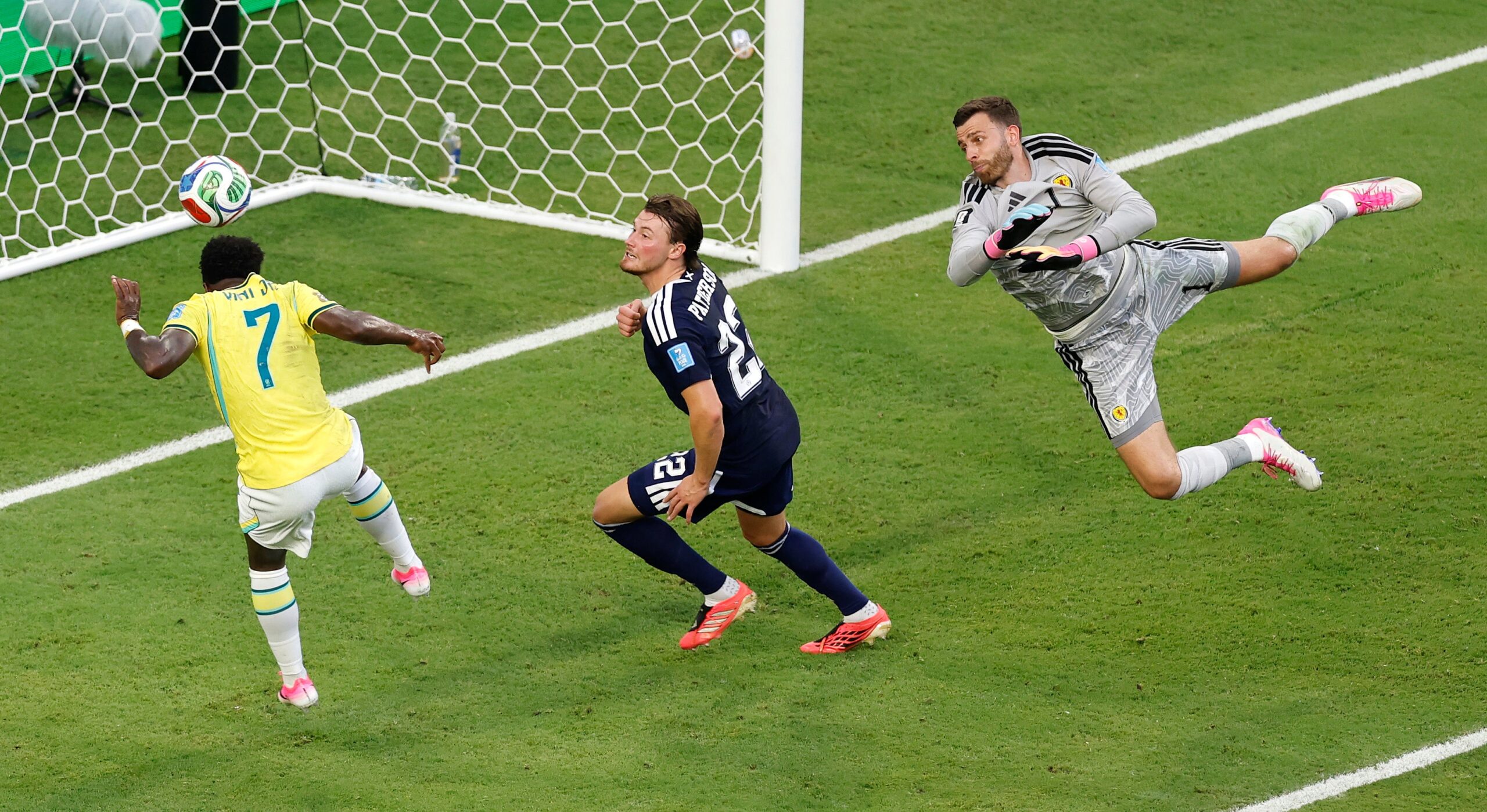 Scotland v Brazil LIVE: Gunn denies Vinicius Jr hat-trick with Tartan Army’s World Cup knockout stage hopes in balance