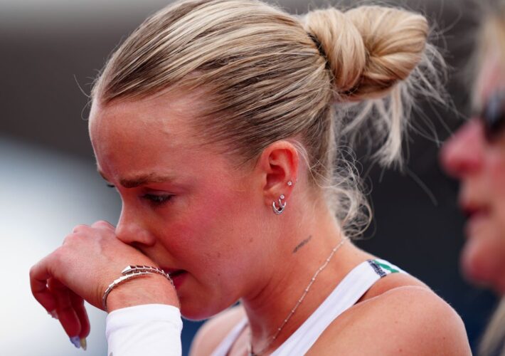 Keely Hodgkinson ‘healthy’ after tearful exit from UK Championships