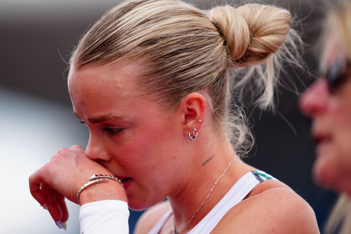 Keely Hodgkinson ‘healthy’ after tearful exit from UK Championships