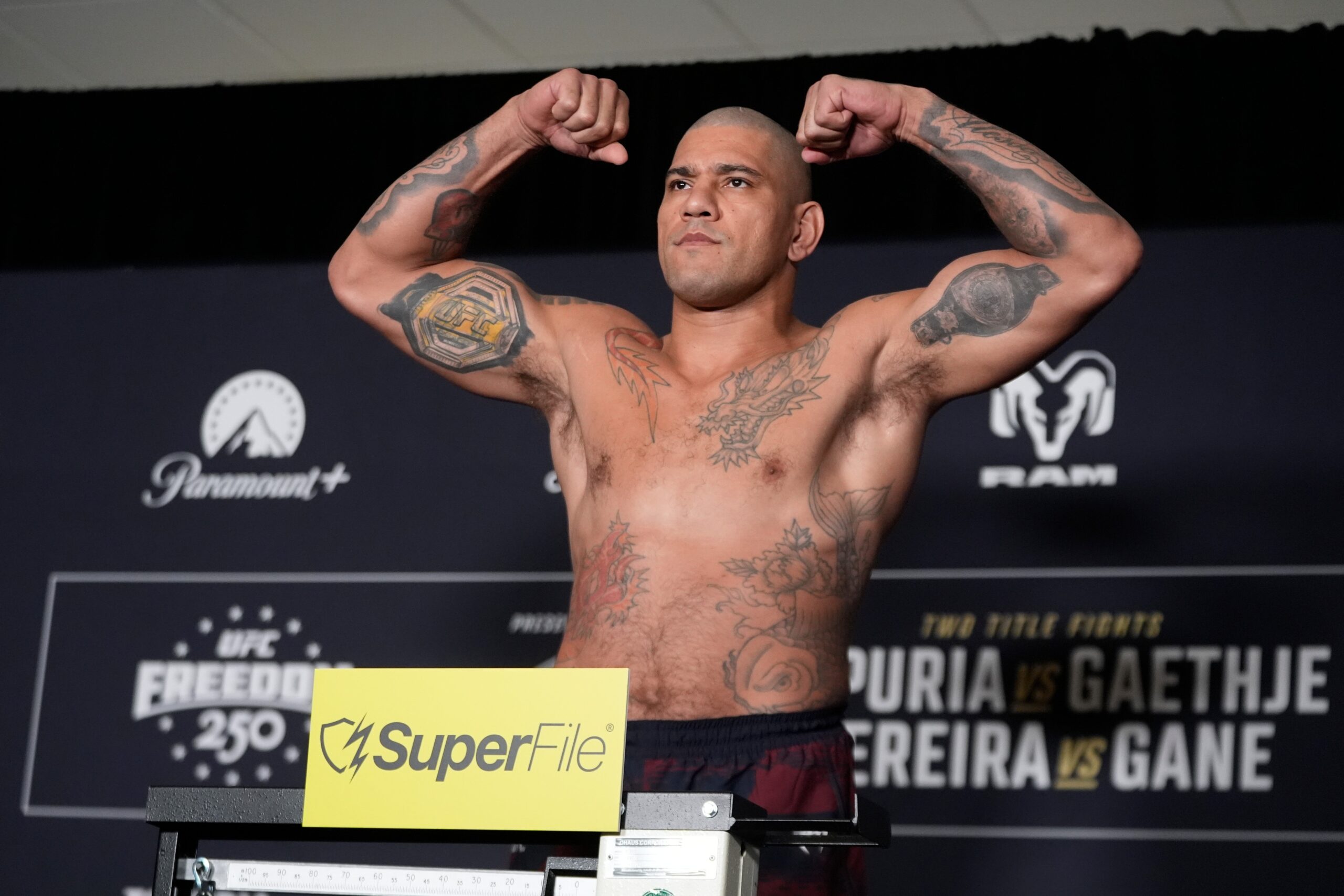 UFC Freedom 250 weigh-in LIVE: Josh Hokit throws up on stage as fighters tip scales before White House event