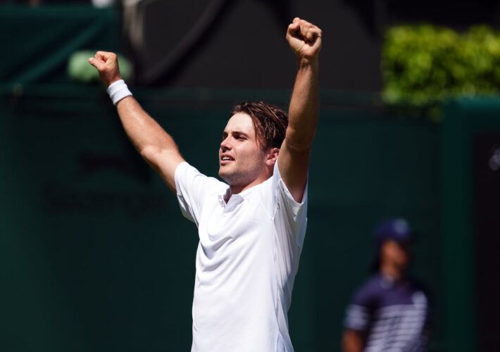 Britain’s Arthur Fery denied big stage for third-round Wimbledon clash