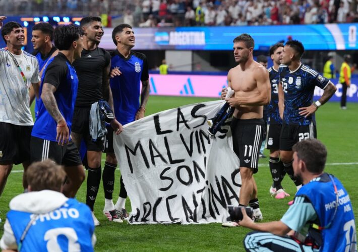 Fifa open disciplinary case against Argentina FA over Falklands banner and other incidents