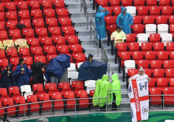 Thunderstorms arrive in Mexico City before England World Cup match