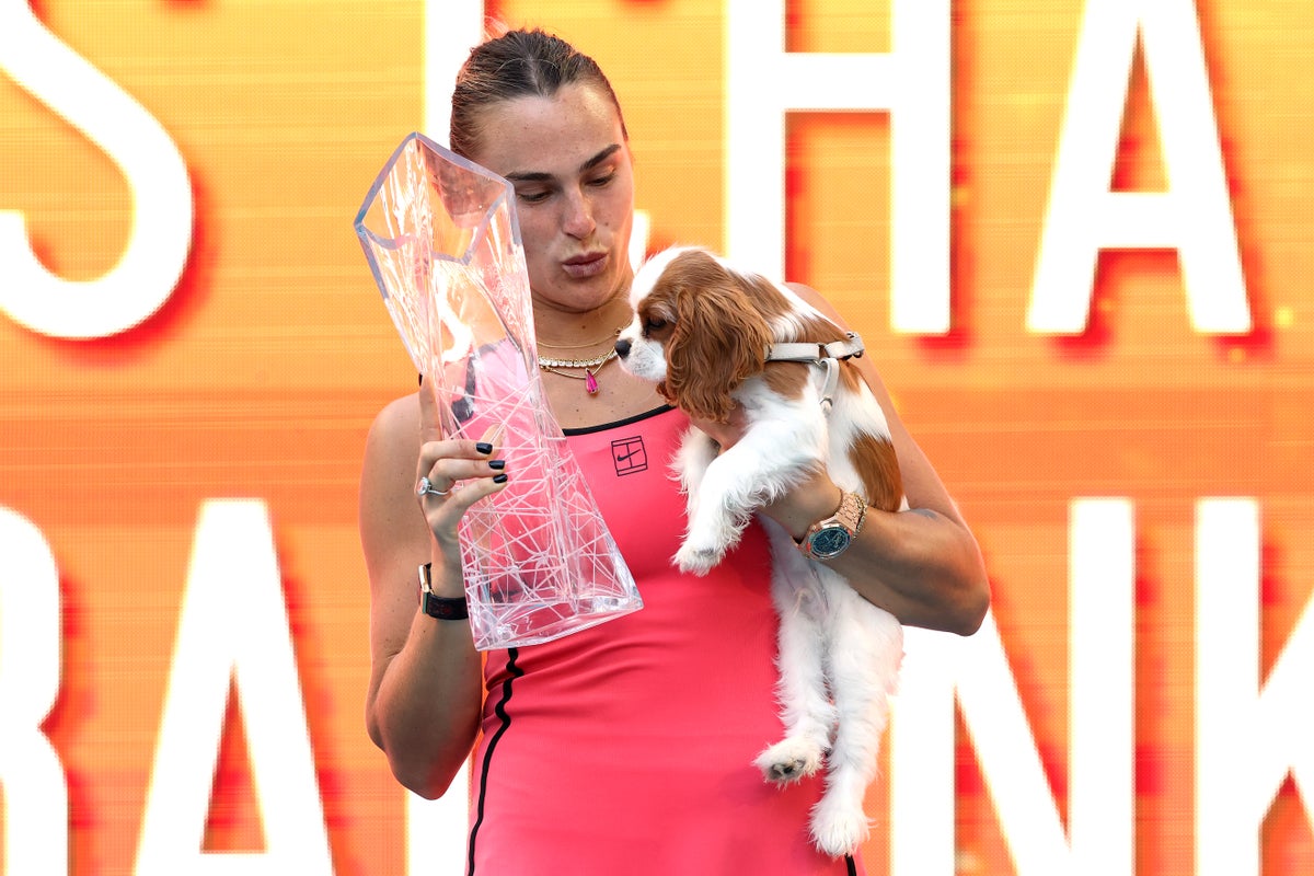 Aryna Sabalenka begs Wimbledon to reverse its ban on pet dogs: ‘Just fluffy little things’