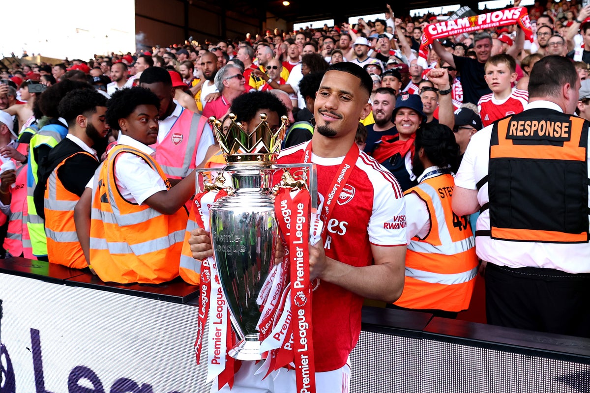 Arsenal consider two centre-backs as cover for William Saliba after major injury blow