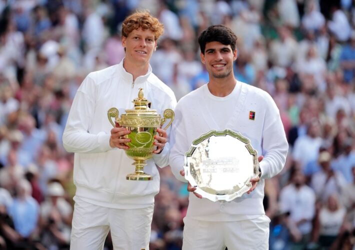 Jannik Sinner believes tennis ‘needs Carlos Alcaraz’ after Wimbledon final victory