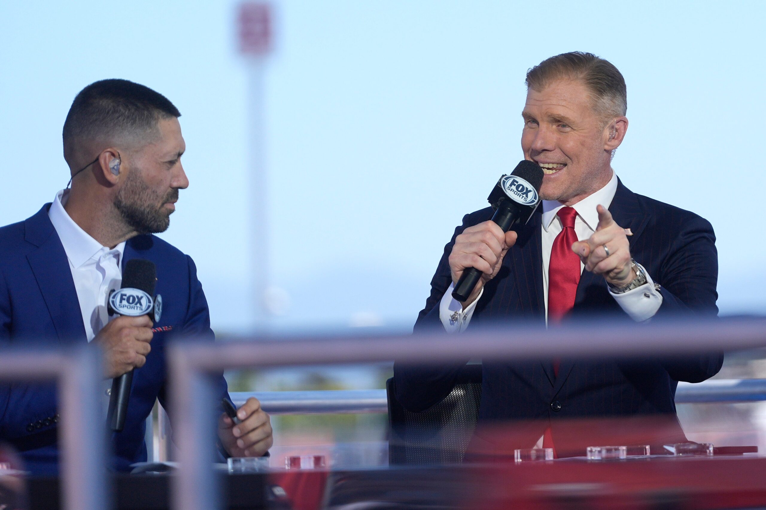 Fox Sports pundits Thierry Henry and Alexi Lalas clash during intense Balogun red card debate
