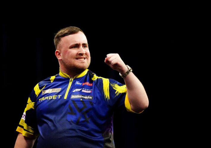 Luke Littler powers past Josh Rock to reach semi-finals