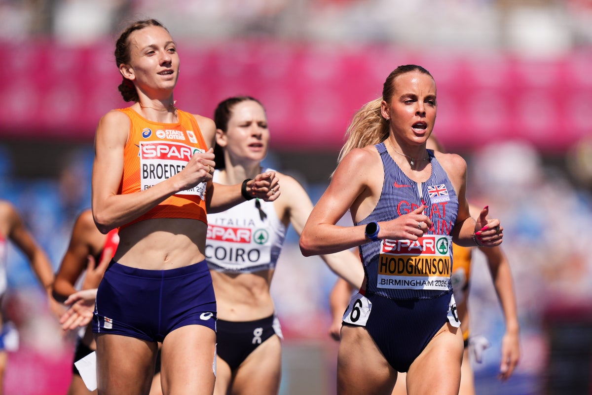 Keely Hodgkinson’s main rival advanced to 800m final after shock fall