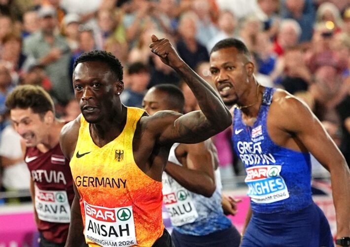 Zharnel Hughes beaten to 200m gold by athlete under anti-doping investigation