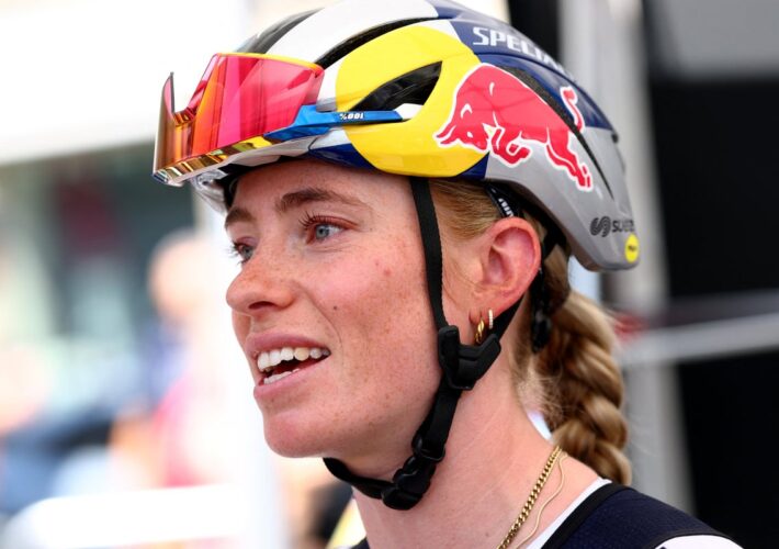 Demi Vollering wins Tour de France Femmes stage five as reigning champion Pauline Ferrand-Prevot loses time
