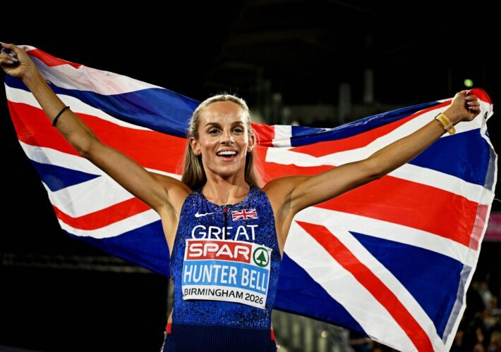 Georgia Hunter Bell produces tactical masterclass to seize European 1500m crown