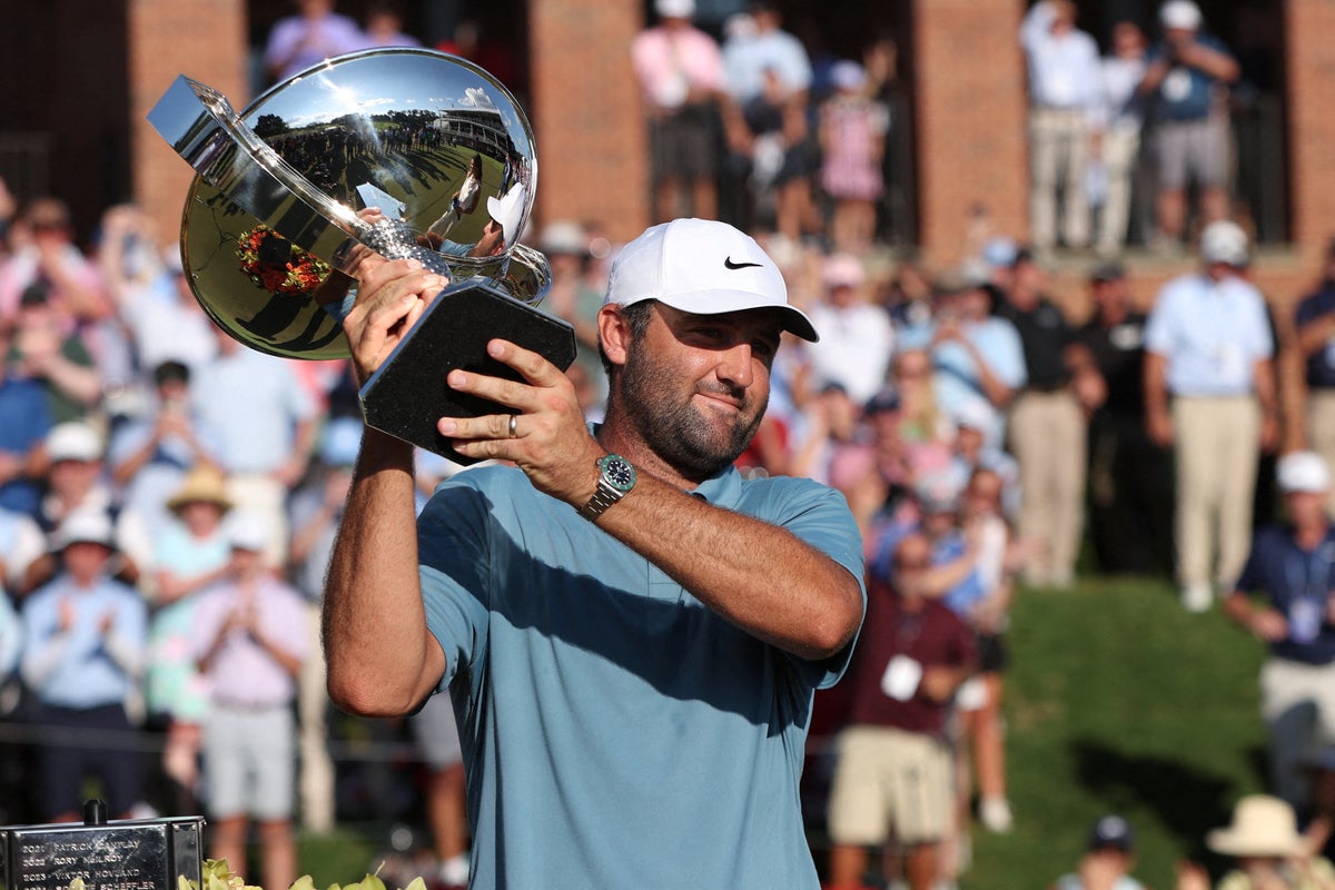 Scottie Scheffler holds off Viktor Hovland to secure season-ending Tour Championship and FedEx Cup
