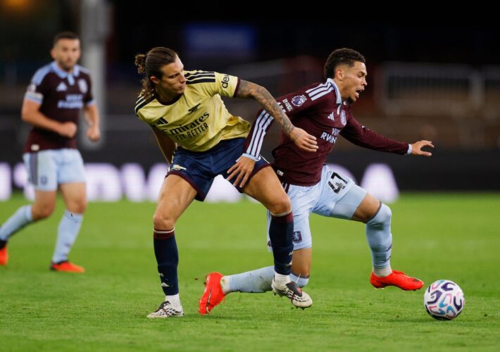 How Riccardo Calafiori provided Arsenal’s spark in statement win at Aston Villa