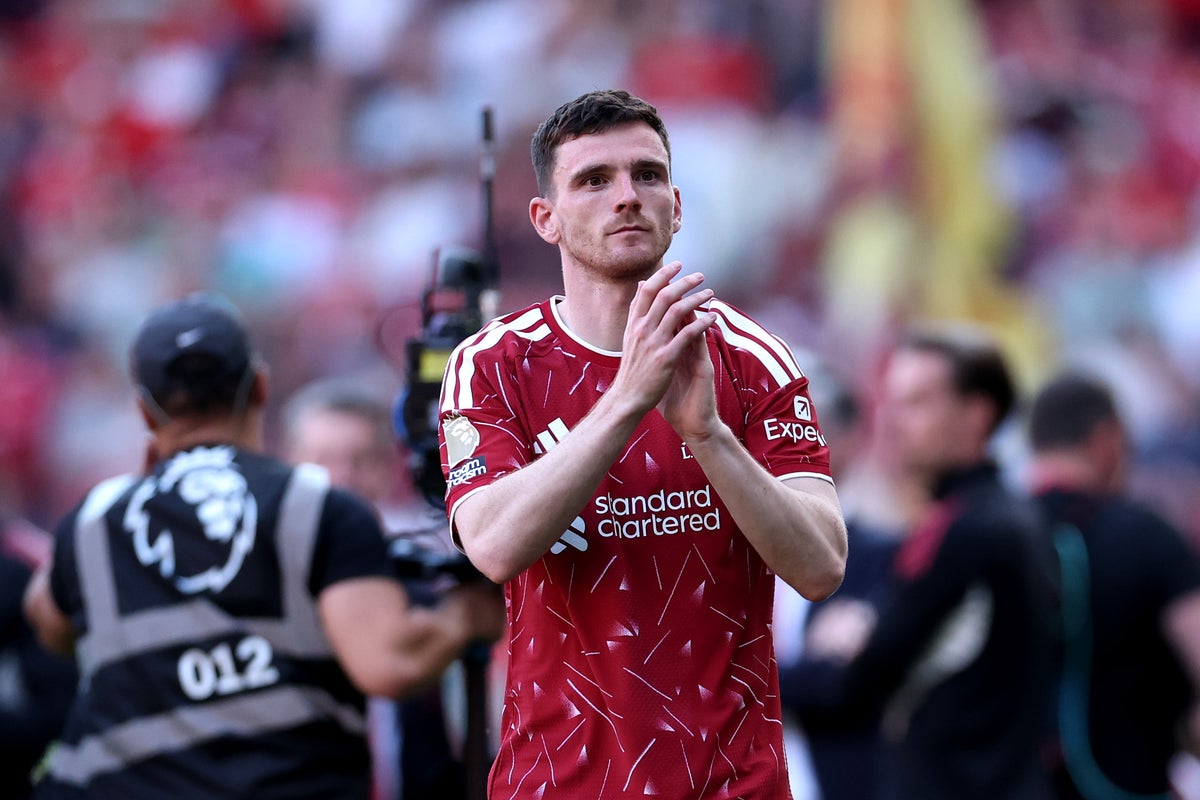 Andy Robertson set for Liverpool return as Tottenham head to Anfield in Carabao Cup