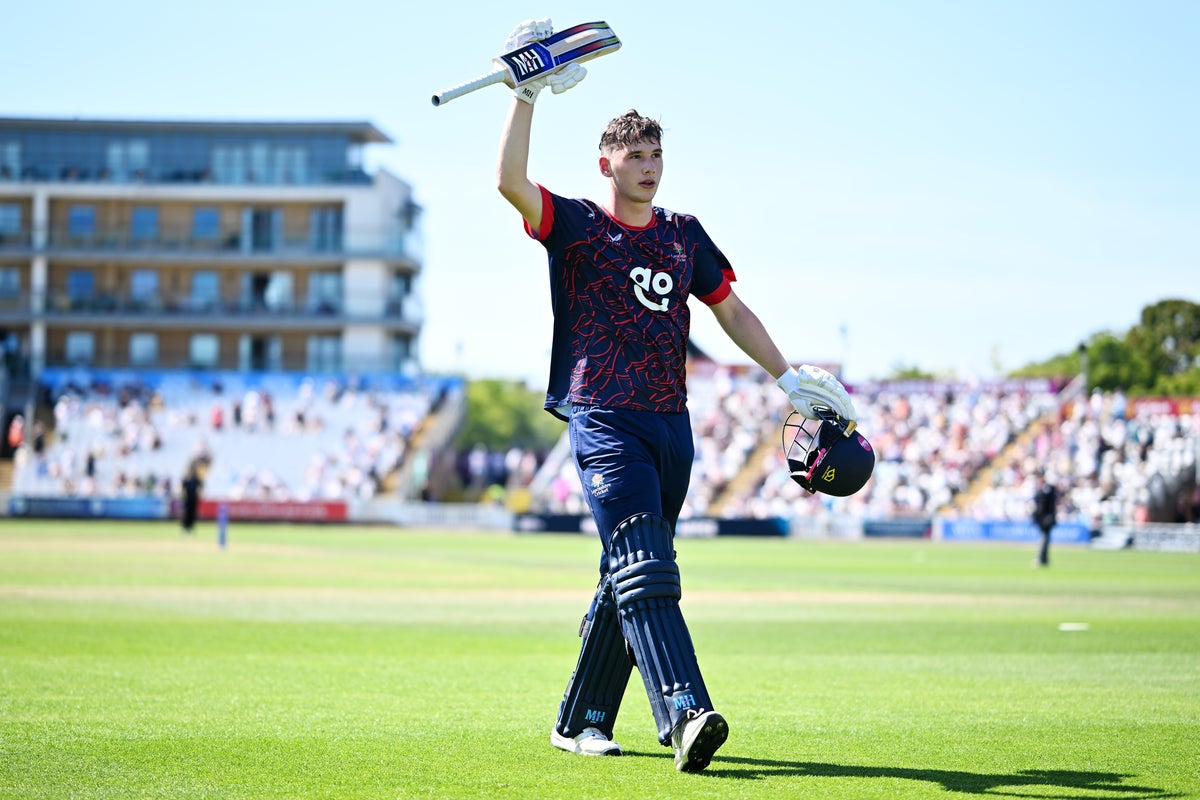 Rocky Flintoff slams maiden century as Lancashire set up One-Day Cup quarter-final meeting with Ben Stokes and Durham