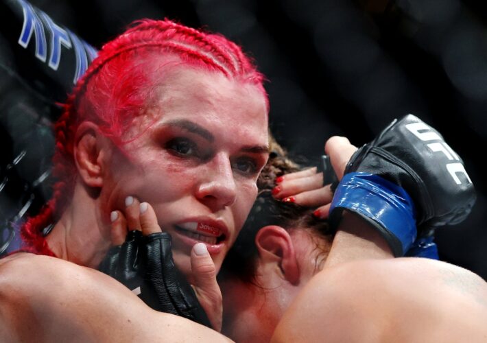 UFC coach apologises for ‘despicable’ behaviour after fighter’s loss in title match