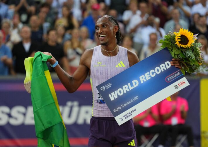 Two world records fall but Amy Hunt and Georgia Hunter Bell beaten at Diamond League