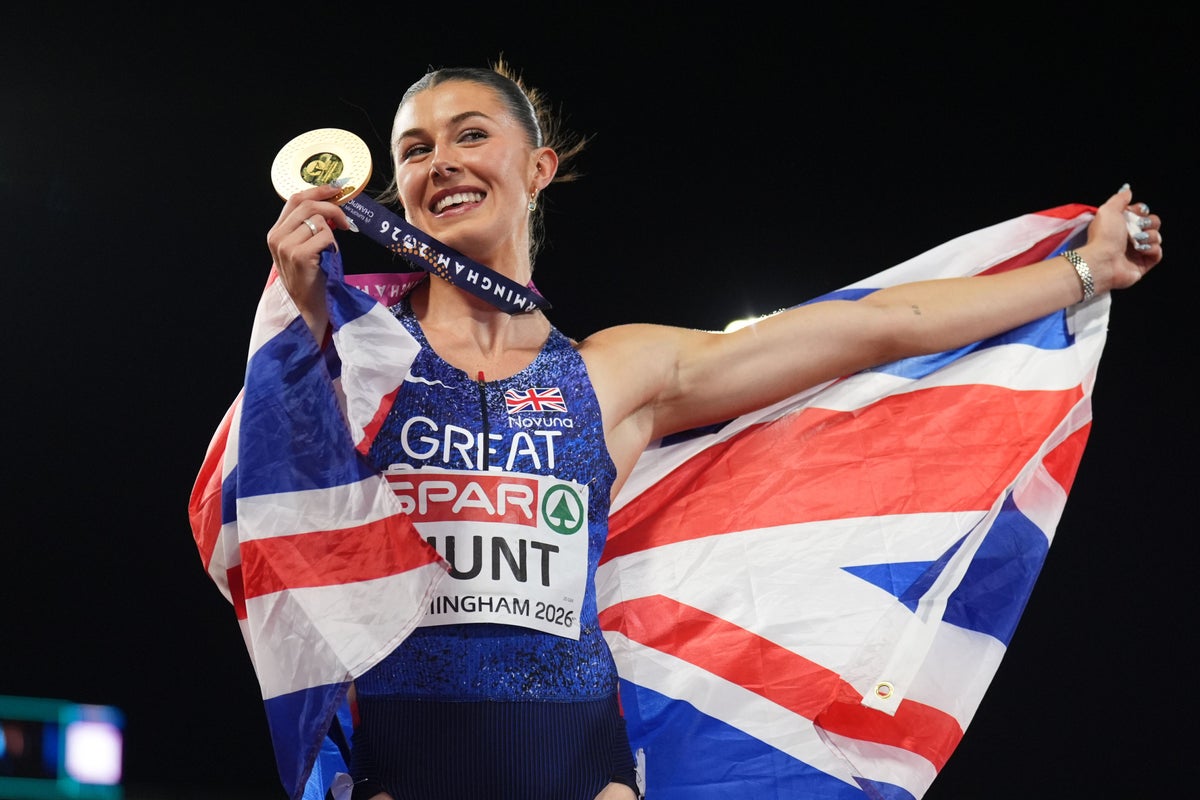 Amy Hunt had ‘premonition’ she would strike European gold in 100m