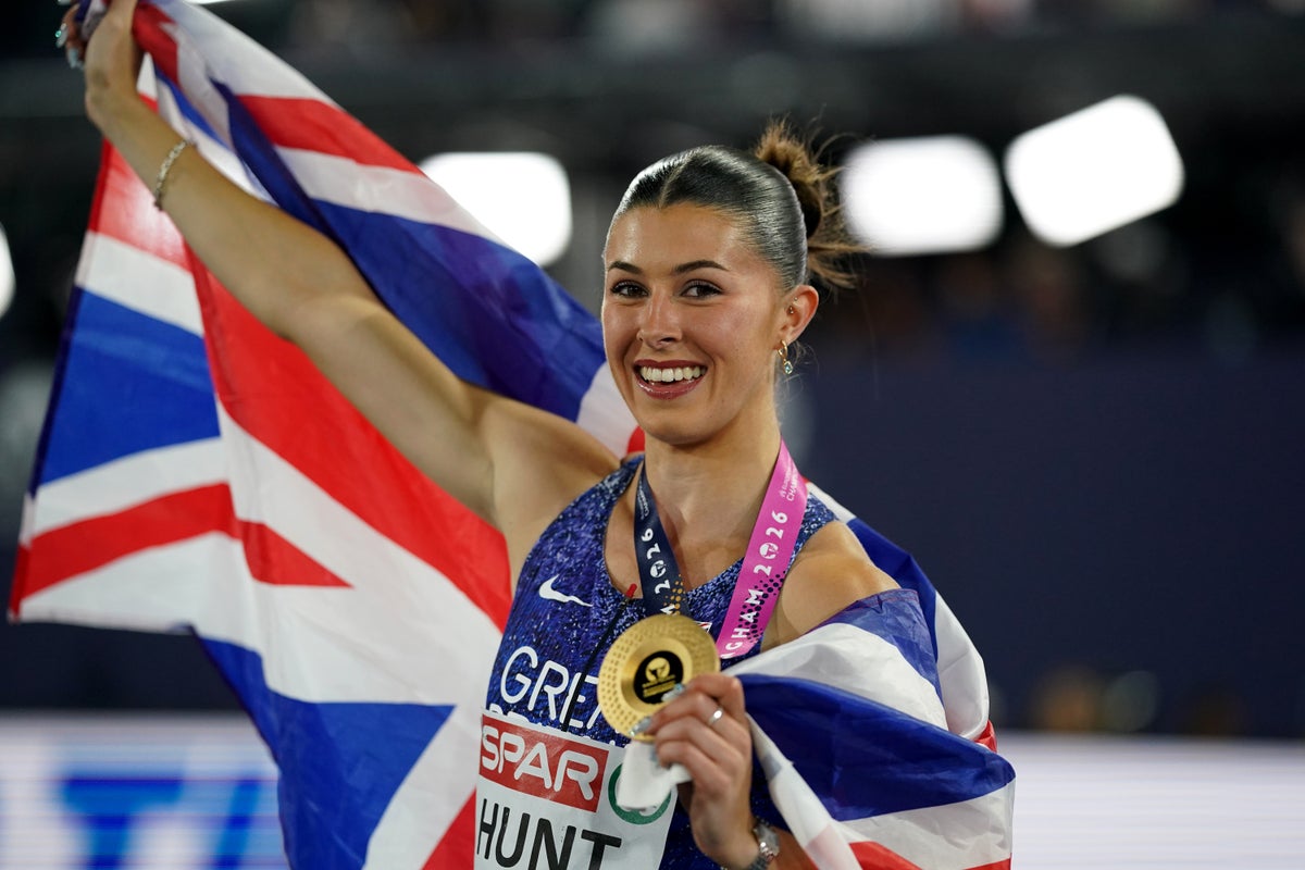 European Athletics Championships 2026 schedule and times as Amy Hunt chases four golds