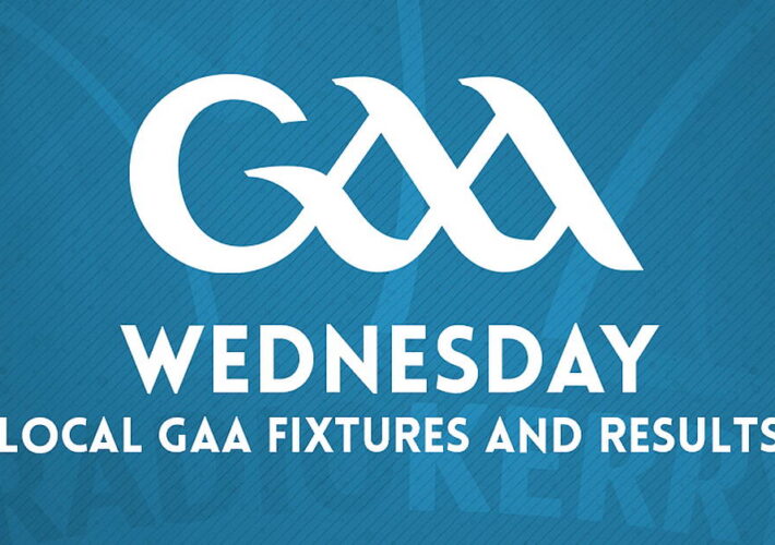 Wednesday GAA Results and Fixtures