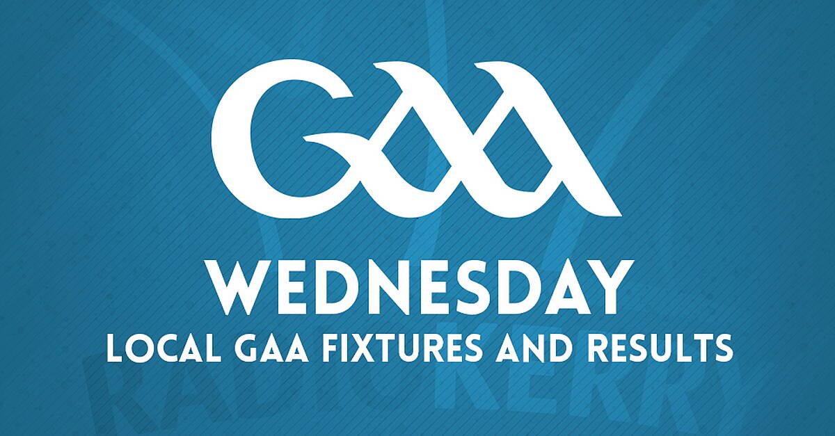 Wednesday GAA Results and Fixtures