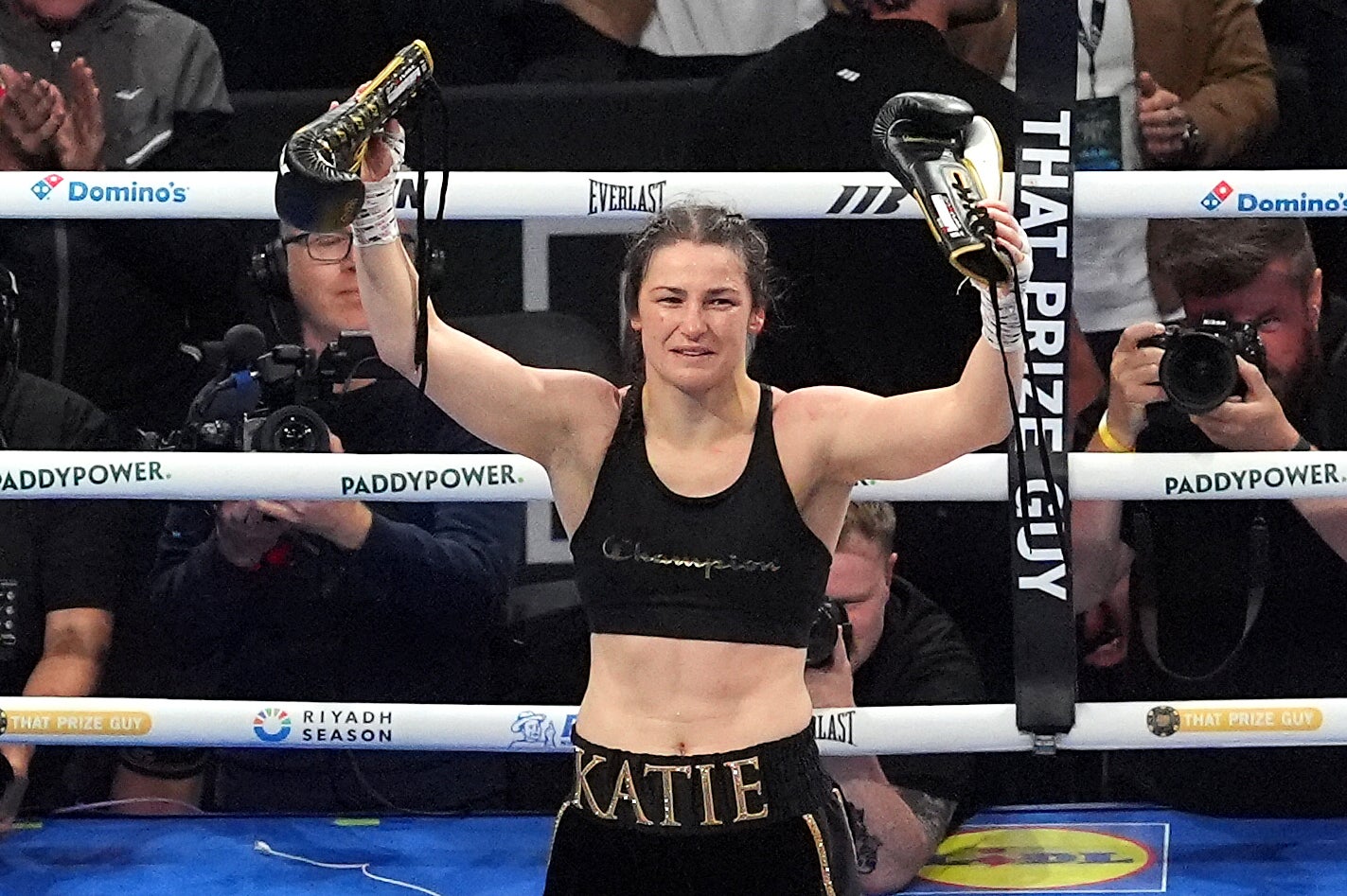 Katie Taylor vs Flora Pili LIVE: Fight result and reaction as Irish icon retires with victory at Croke Park