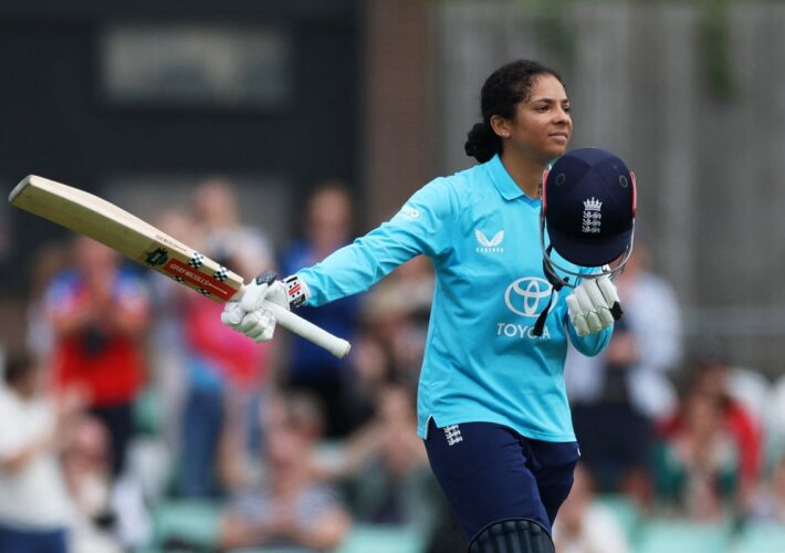 Sophia Dunkley slams century as England seal series sweep against Ireland
