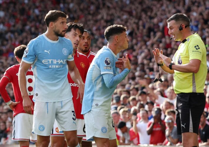 Enzo Maresca claims Bruno Fernandes deserved to be sent off alongside Phil Foden in derby win