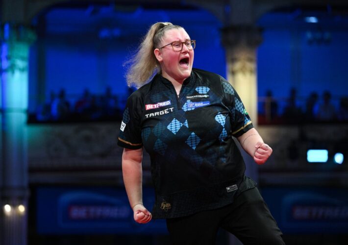 Beau Greaves makes darts history with first win on European Tour