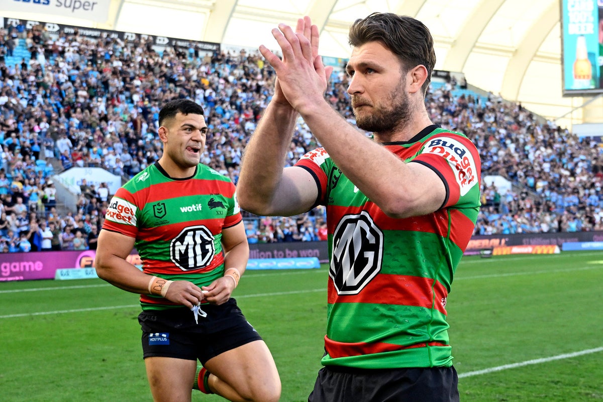 Jai Arrow bids emotional farewell with 100th appearance for Rabbitohs after MND diagnosis