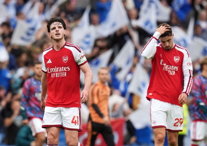 Arsenal left stunned as brilliant Brighton power to emphatic win