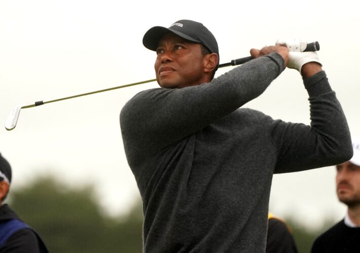 ‘I can hit pretty much anything’ – Tiger Woods back on the range