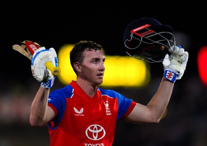 Harry Brook smashes stunning century as England hammer Sri Lanka