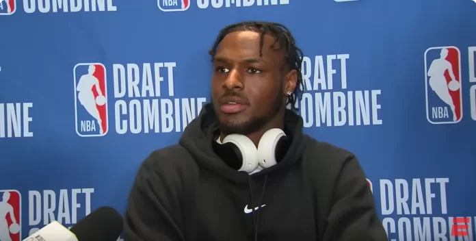 Bronny James reacts to Nick Smith Jr.’s Real Madrid move