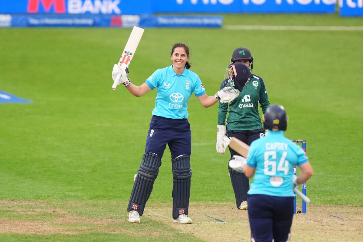 Maia Bouchier inspires England to record ODI run chase in win over Ireland