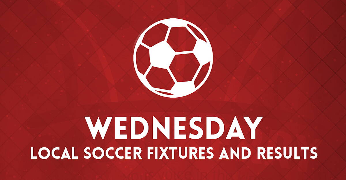 Wednesday Local Soccer Results and Fixtures