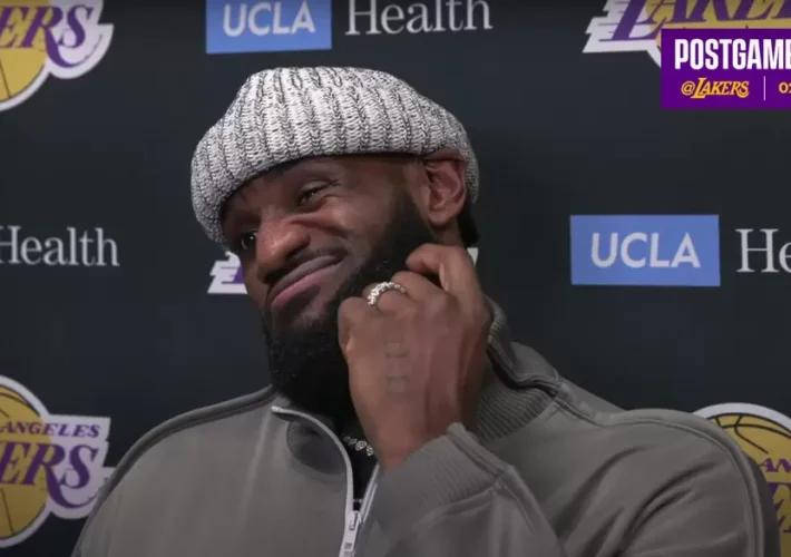 Smoke detectors chirp inside LeBron James’ house