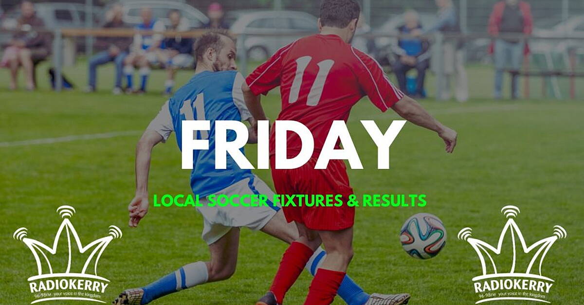 Friday local soccer fixtures & results