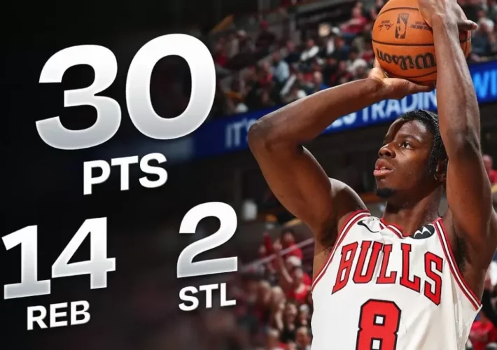 Bulls fall to Wizards despite Caleb Wilson’s 30-point double-double